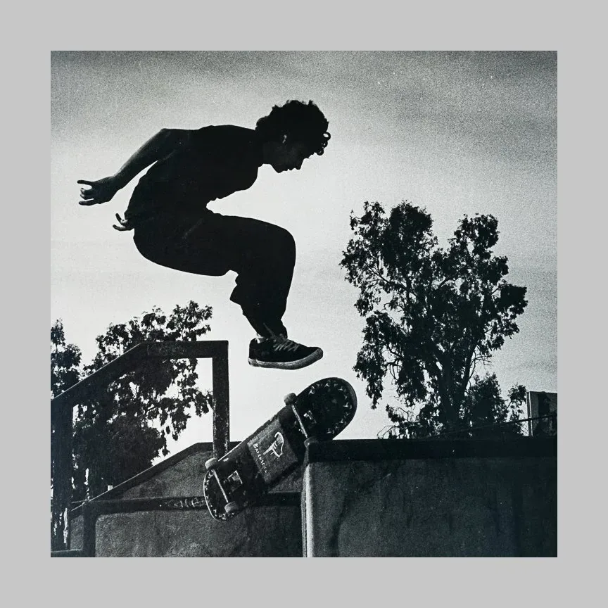 Action & Athletics — Skateboarder in silhouette