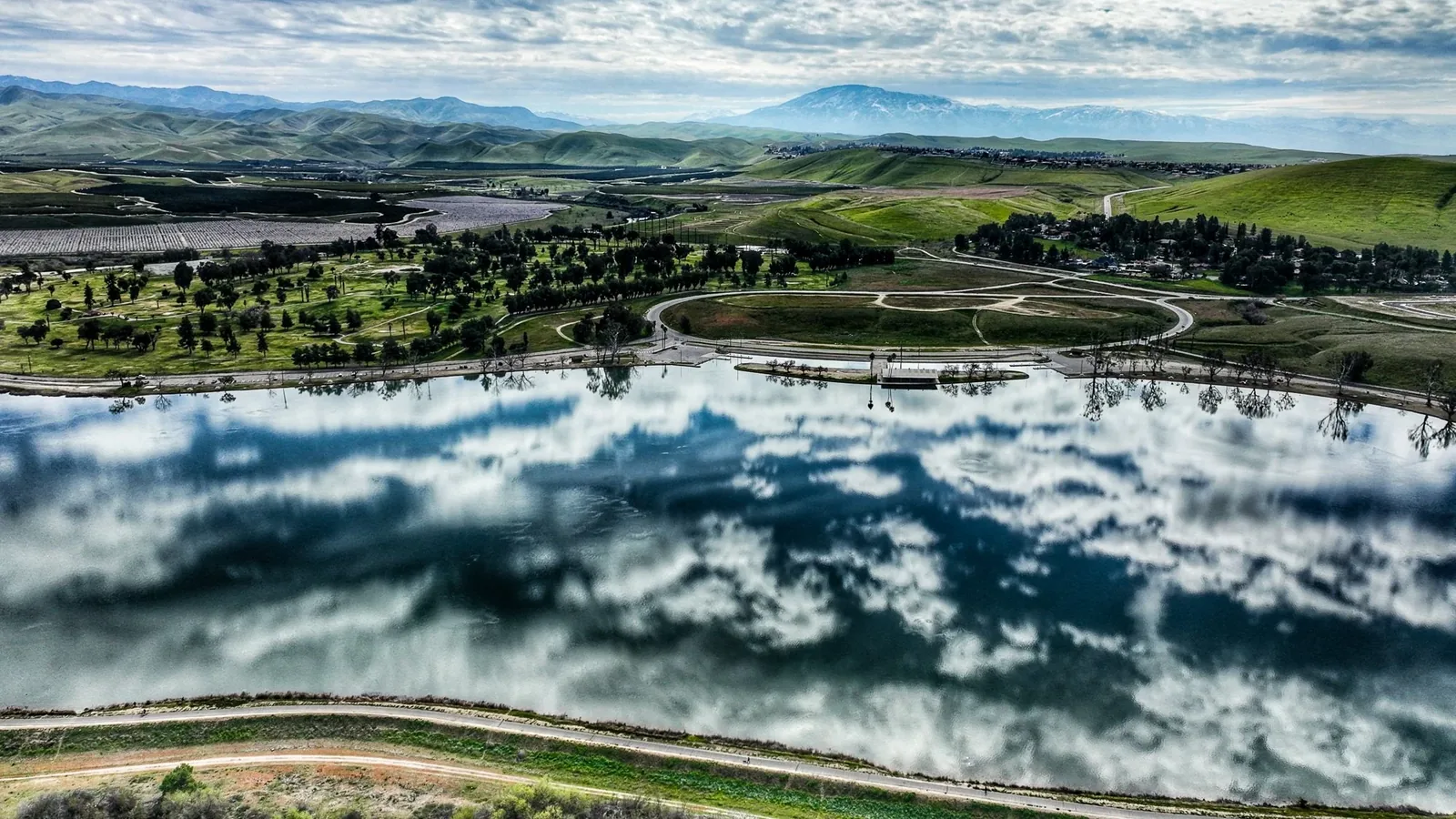 Kern County: Land & Wildlife — Reflection on Lake Ming — Monterey Museum of Art Biennial 2025