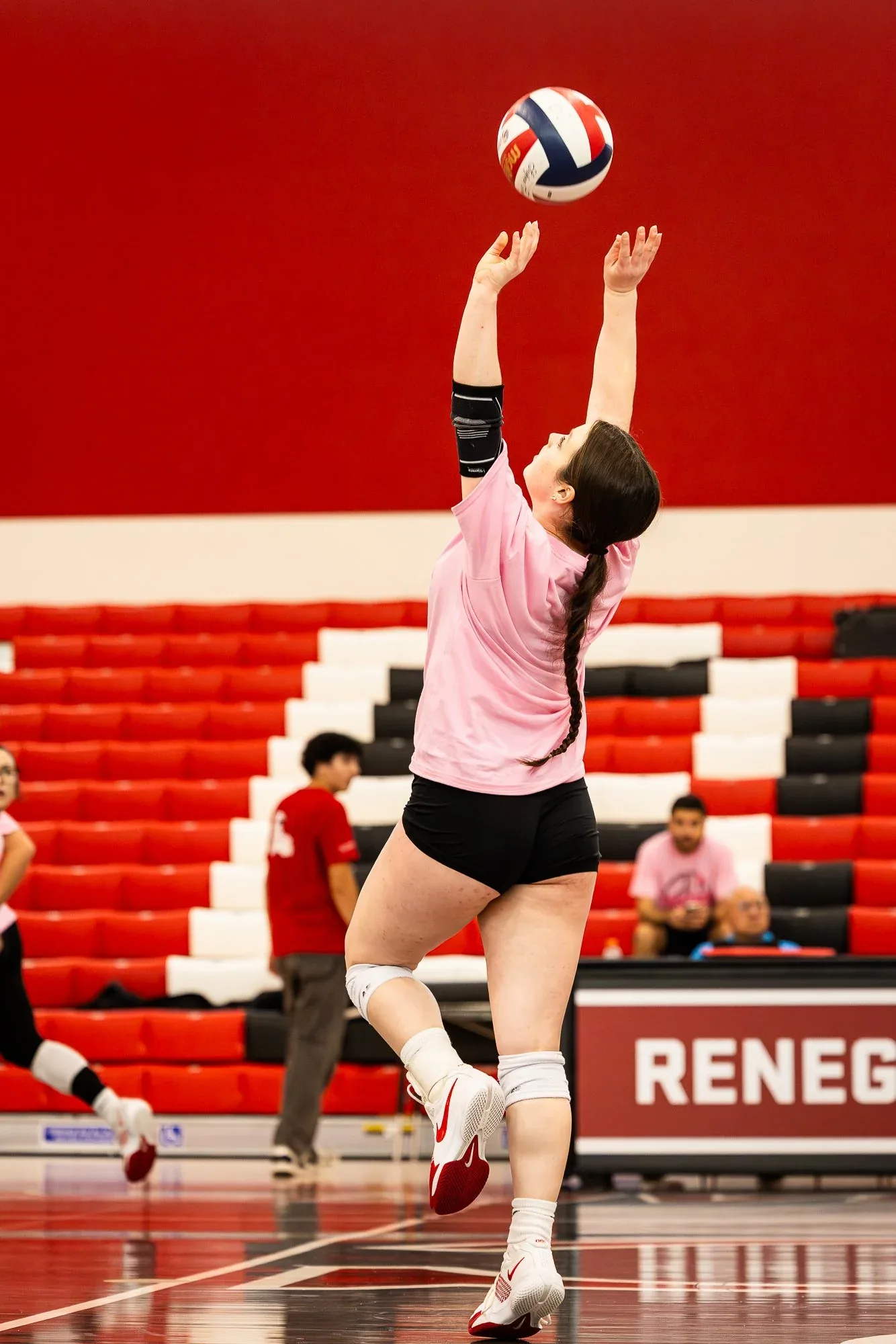 Action & Athletics — BC volleyball serve
