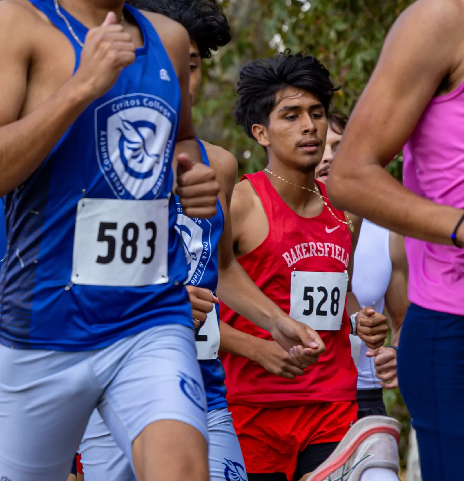 Action & Athletics — BC cross country runners in the pack